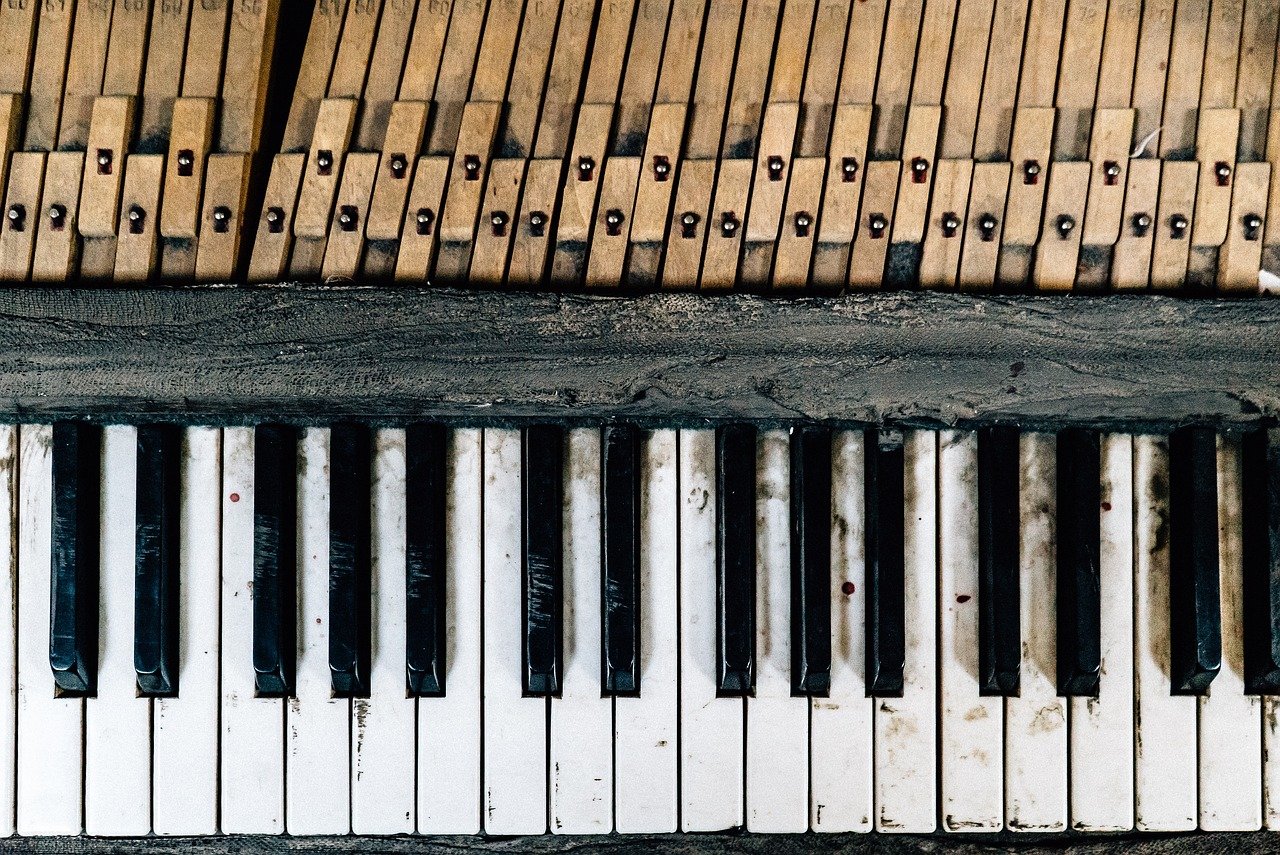 instrument, piano, keys