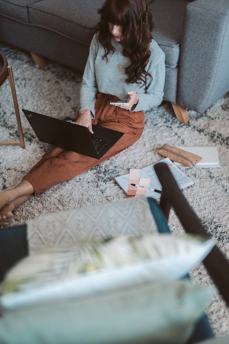 Photo Of Woman Using Laptop