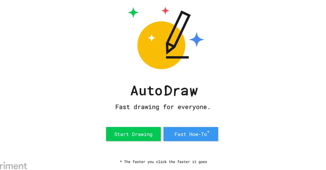 Autodraw is an AI tool that allows you to draw faster by guessing what object or shape you intend on drawing.