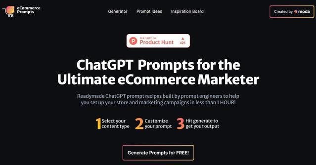 ECommerce Prompt Generator #e-commerce #prompts